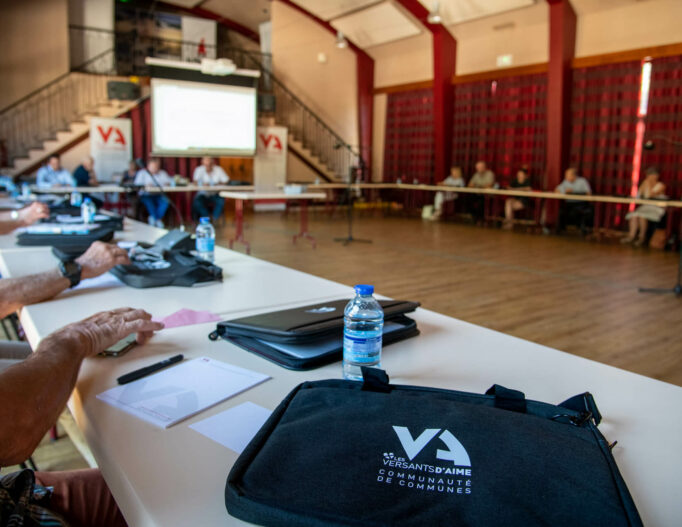 Réunion du bureau de la Communauté de Communes.