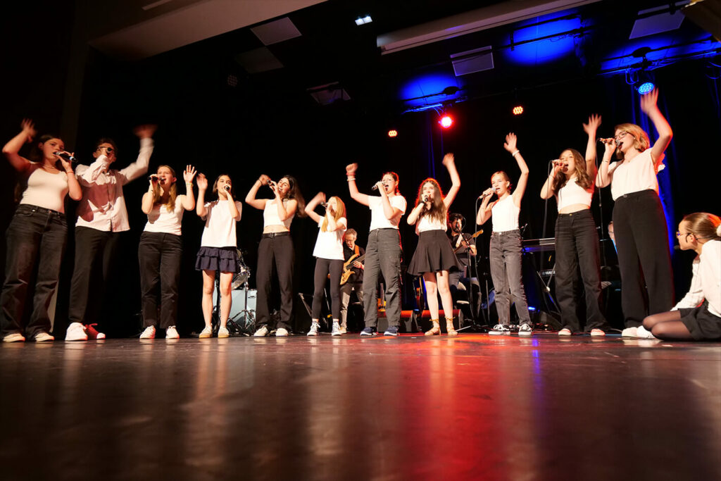 Photo d'un concert des élèves de l'école de musique