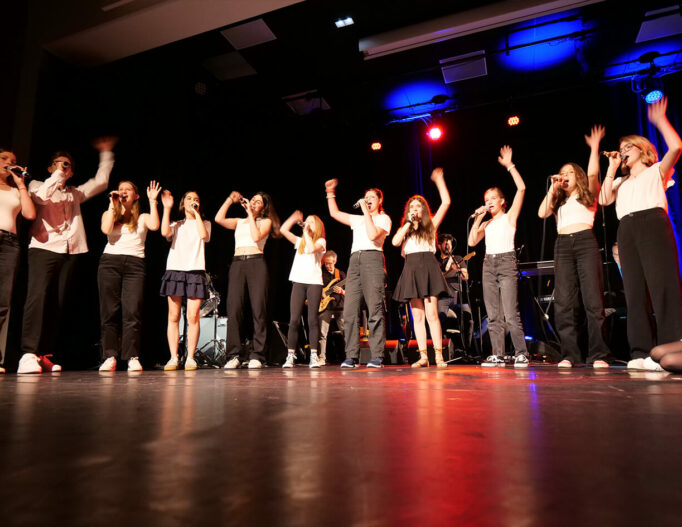 Photo d'un concert des élèves de l'école de musique