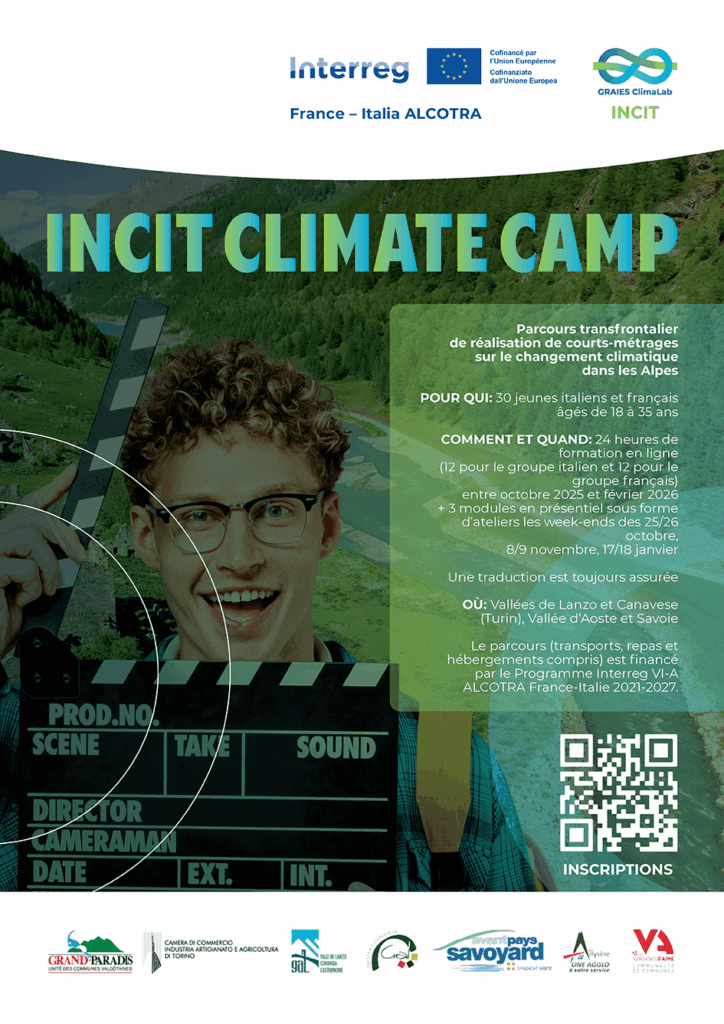 Affiche du projet incit climate camp