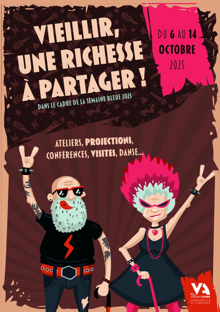 Affiche semaine bleue 2025