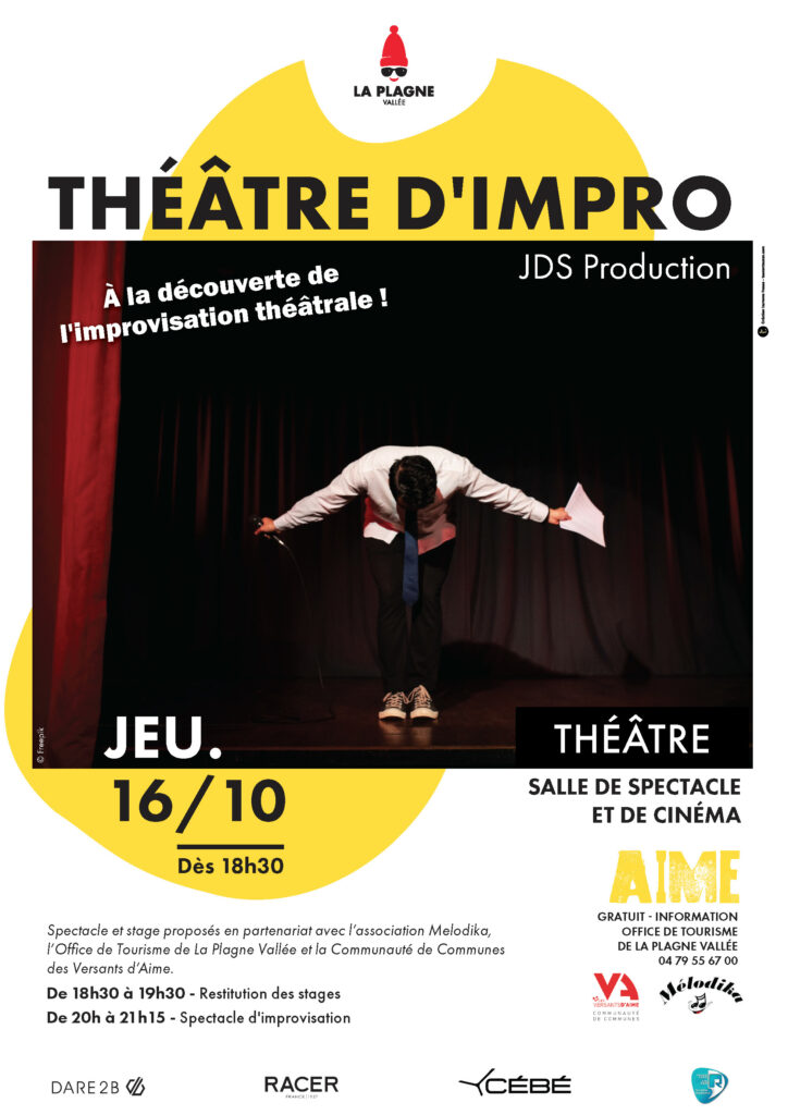 Affiche théâtre d'impro