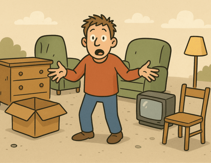 Illustration collecte encombrants